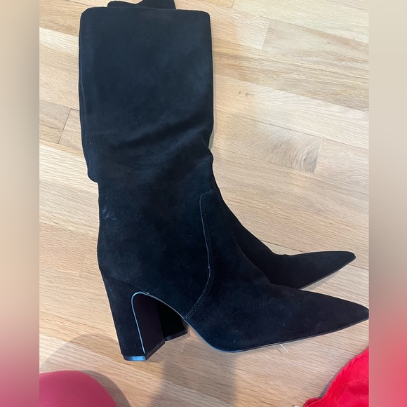 STEVE MADDEN KNEE HIGH SUEDE BOOTS size 9 - Picture 1 of 4